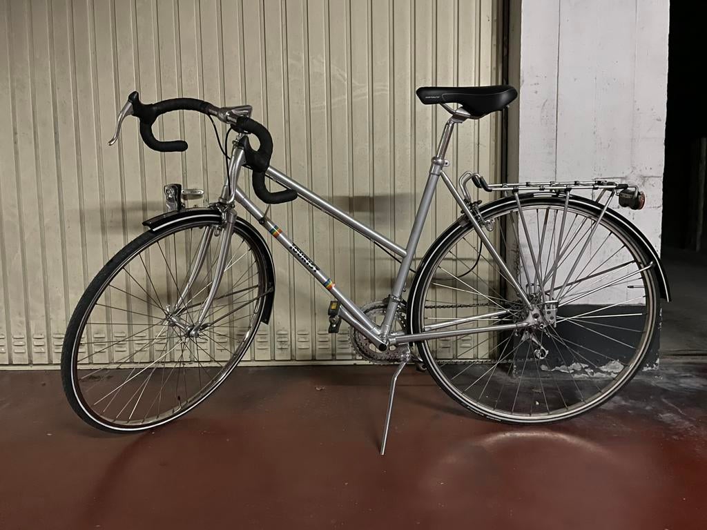 Fiets Alan Mixte - frame kapot , te koop voor onderdelen, Fietsen en Brommers, Ophalen, Gebruikt
