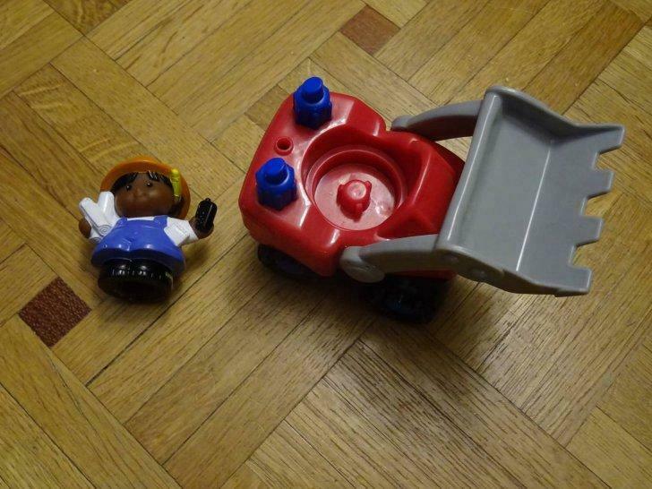 Petite voiture de chantier Little People, Ophalen, Gebruikt