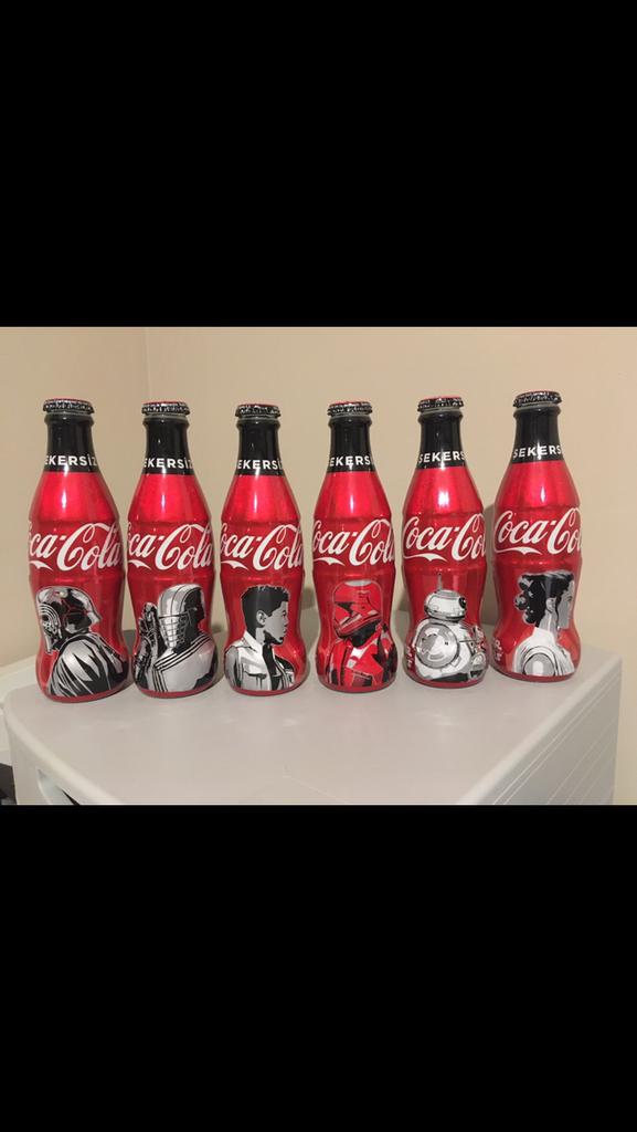 Set coca cola flesjes star wars van Turkije, Verzamelen, Ophalen of Verzenden, Zo goed als nieuw, Verpakking