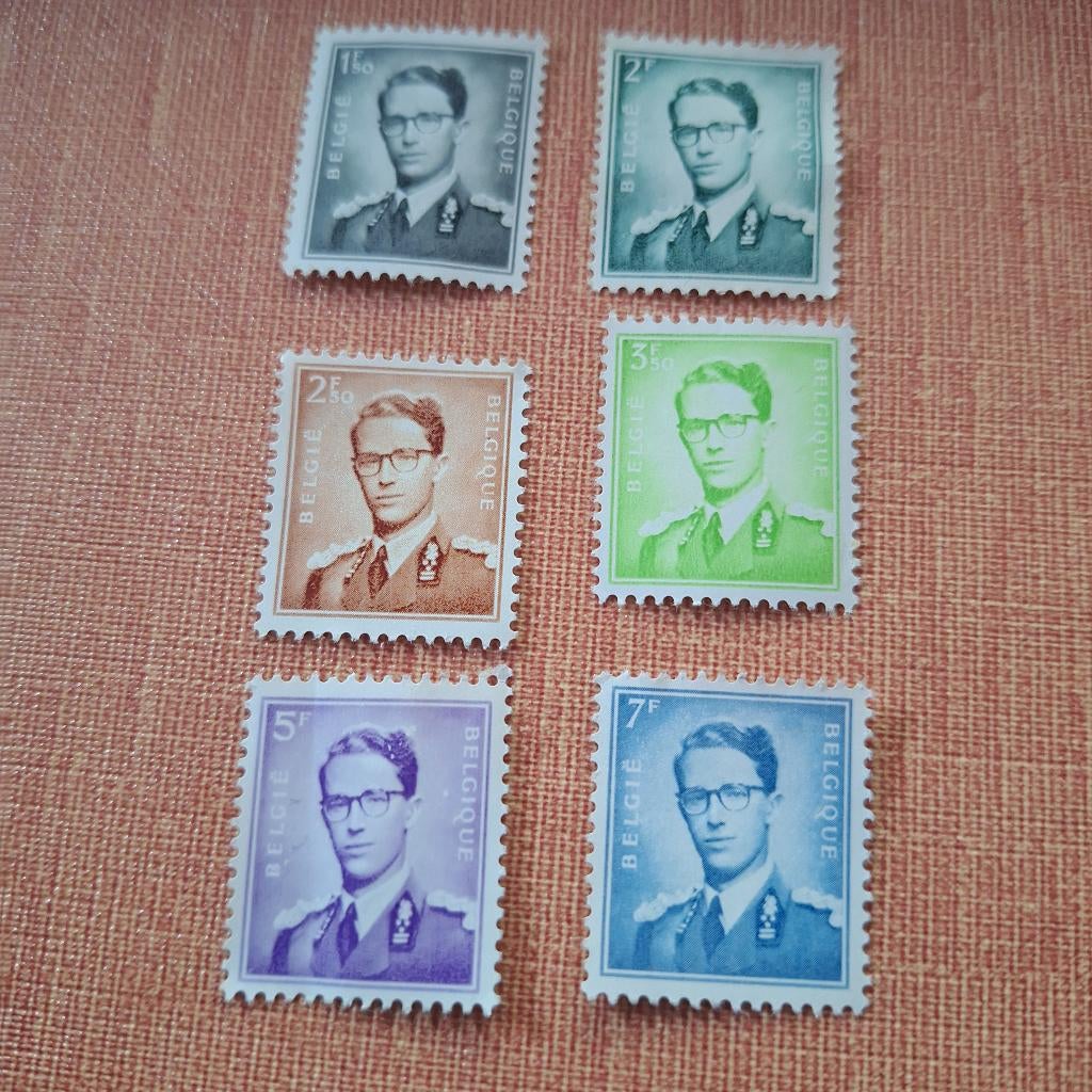 Belgische royalty-zegels, Postzegels en Munten, Postzegels | Europa | België, Ophalen of Verzenden, Postfris