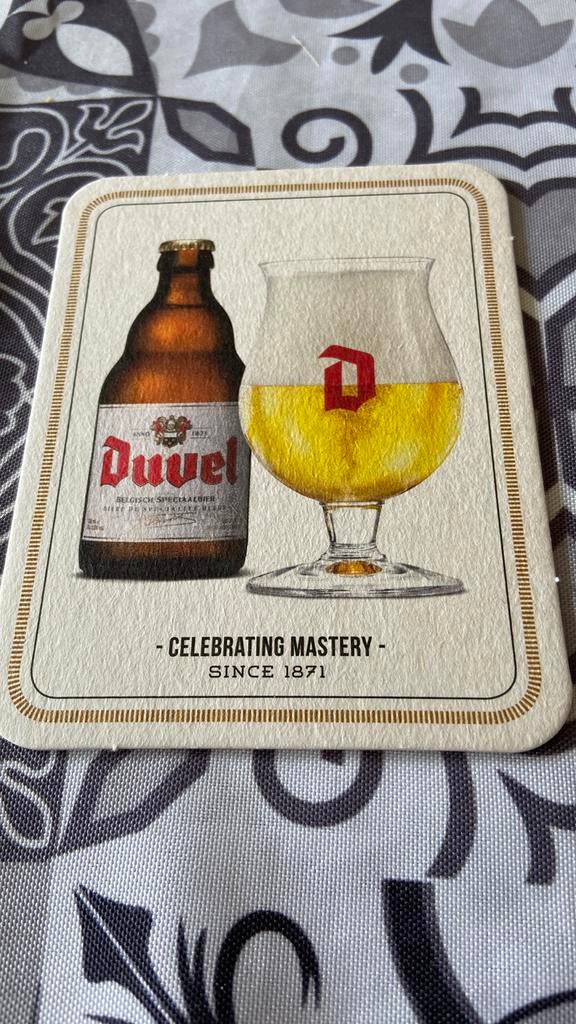 Duvel bierviltje, Verzamelen, Ophalen of Verzenden, Nieuw, Viltje(s), Duvel