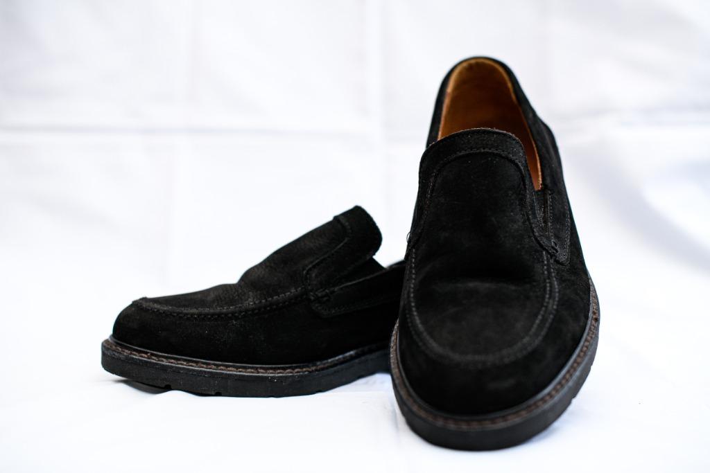 Herenschoenen, Ophalen, Zwart, Espadrilles of Moccasins, Gedragen