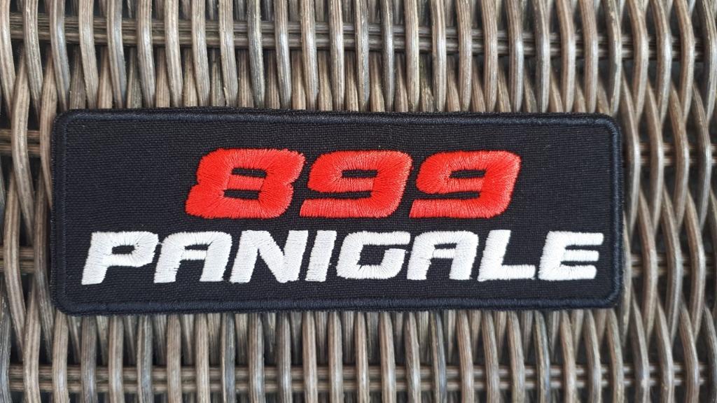 Ducati 899 Panigale strijk patch embleem - 125 x 45 mm, Motoren, Ophalen of Verzenden, Nieuw