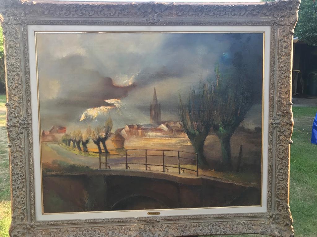 Schilderij van gemeente Lo in West-Vlaanderen, Enlèvement