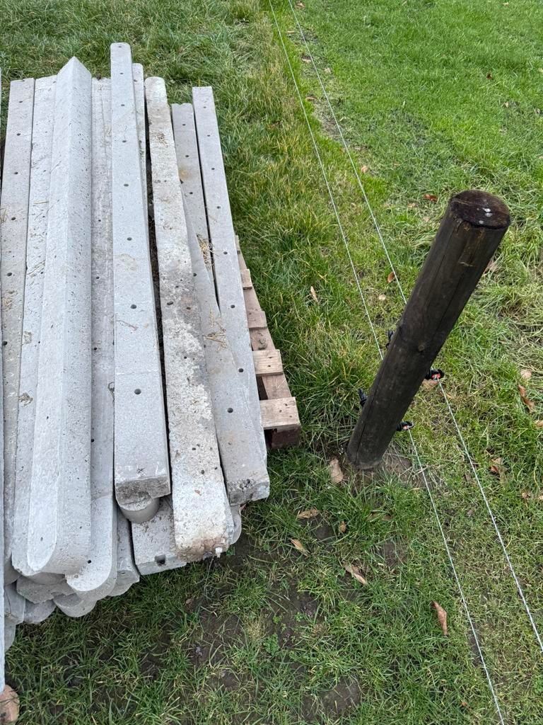 Betonnen palen te koop, Enlèvement, Comme neuf, Poteaux