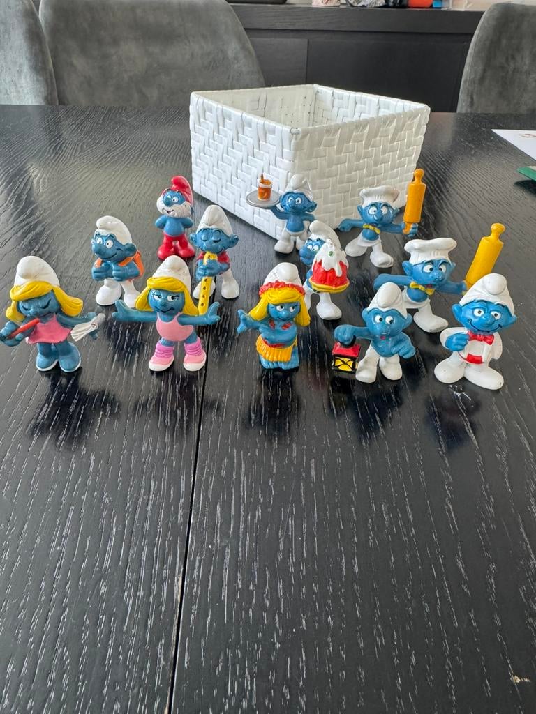 12 Vintage Smurfenfiguren/Smurf, Ophalen of Verzenden, Zo goed als nieuw, Smulsmurf