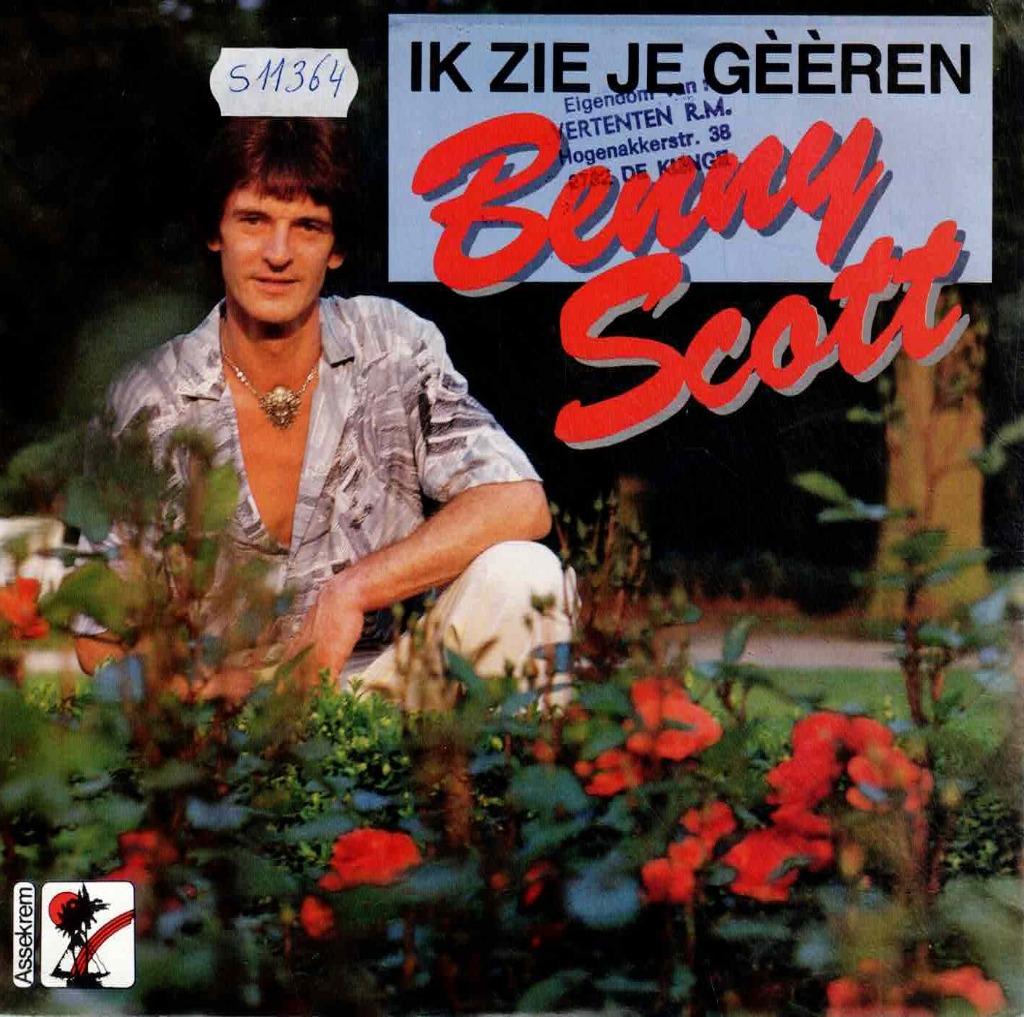 Vinyl, 7"   -   Benny Scott – Ik Zie Je Gèèren, Enlèvement ou Envoi, Autres formats