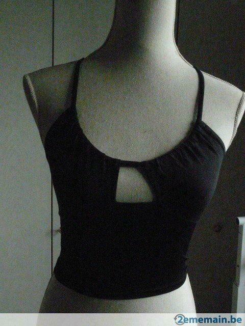 Petit top bustier noir ;, Kleding | Dames, Ophalen of Verzenden, Gedragen, Zwart