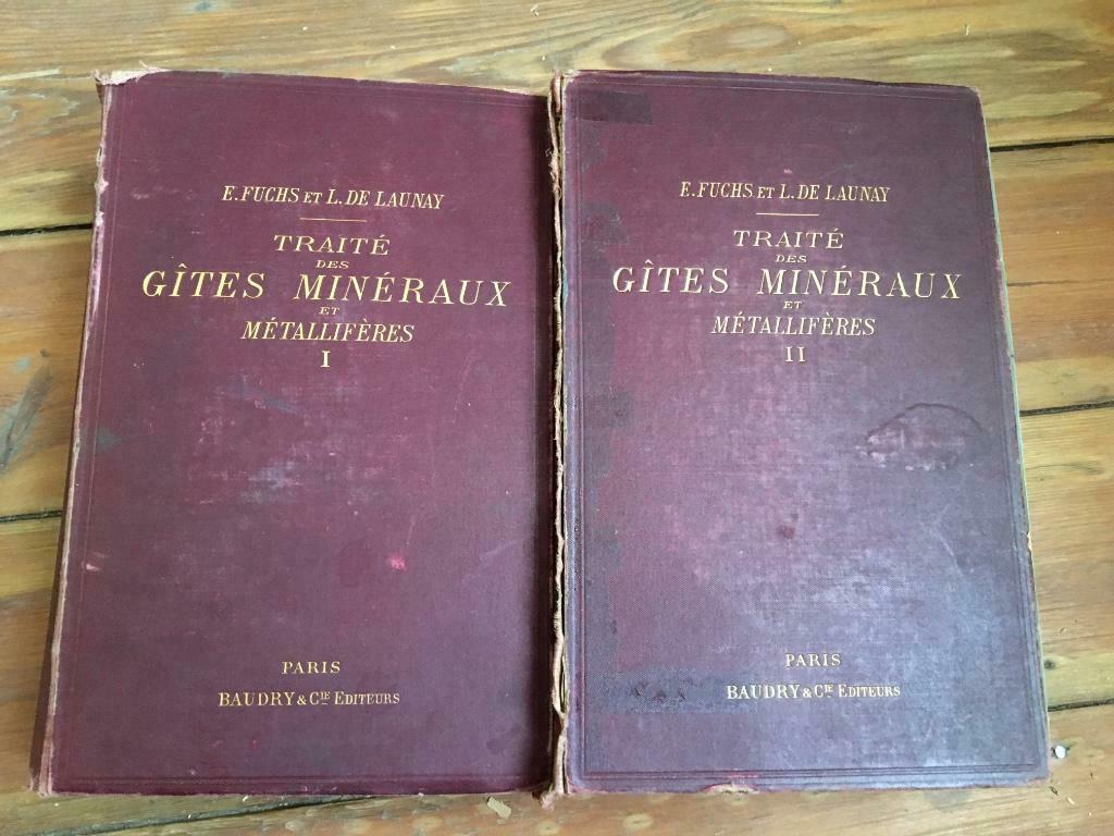 Traité des gîtes minéraux et métallifères E Fuchs L de Launa, Enlèvement ou Envoi, Utilisé, Autres sciences