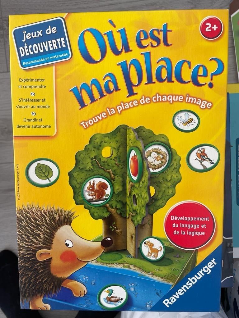 Où est ma place? Jeu Ravensburger 2 ans et plus, Enlèvement ou Envoi, Comme neuf
