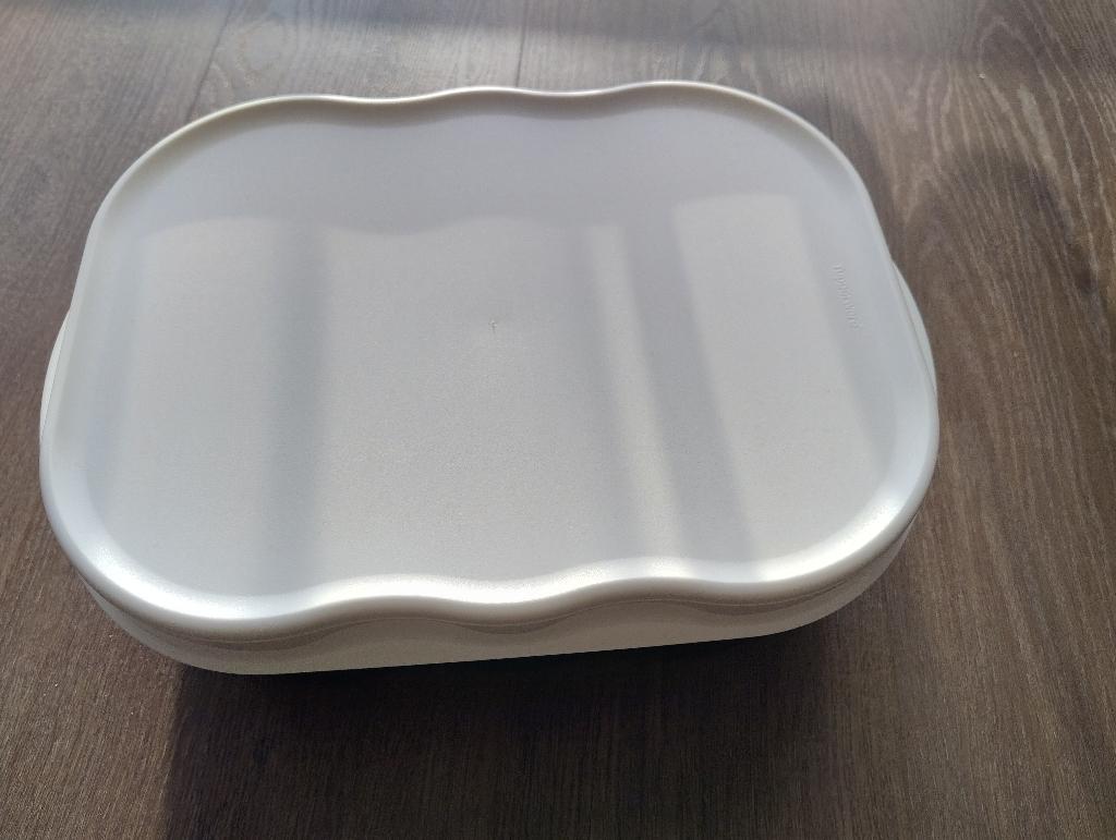 Tupperware brood bewaardoos, Huis en Inrichting, Keuken | Tupperware, Ophalen, Zo goed als nieuw, Blauw, Overige typen