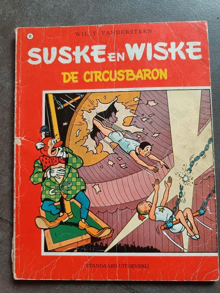 Strip Suske en Wiske: De circusbaron, Boeken, Stripverhalen, Gelezen, Willy Vandersteen, Eén stripboek, Ophalen of Verzenden