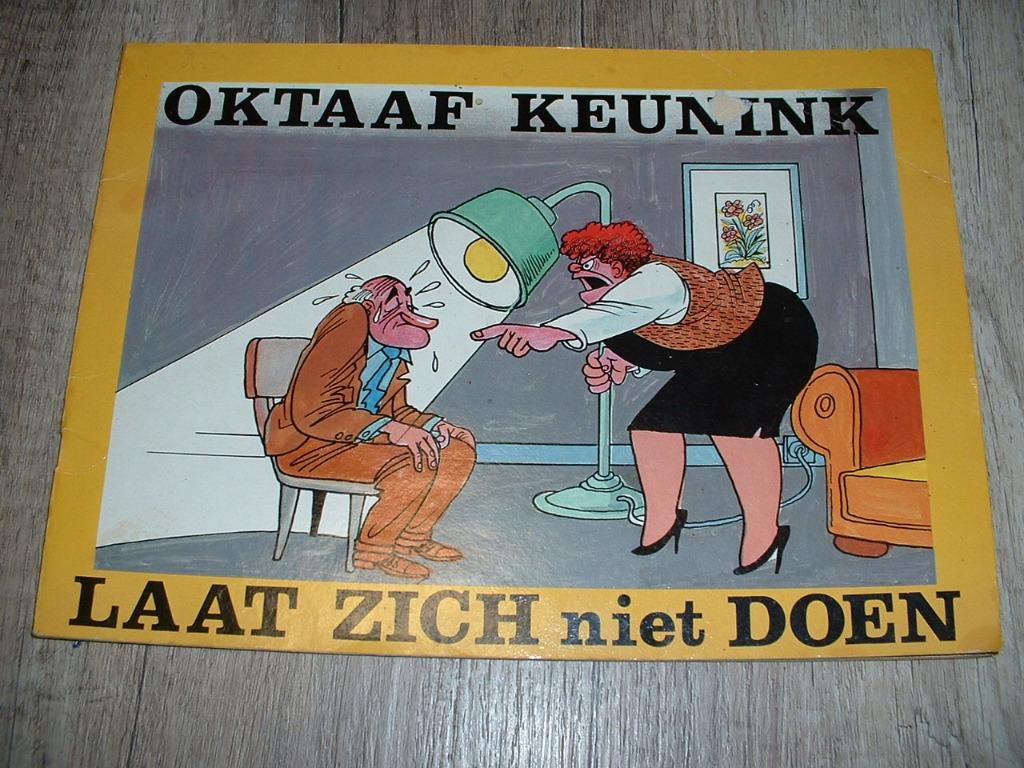 strip oktaaf keuninck nr 3 het volk uitgave 1985, Eén stripboek, Ophalen of Verzenden, Gelezen, Marc Sleen