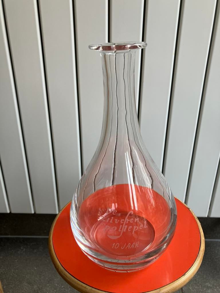 Carafe « Val Saint Lambert » : La louche en argent, Enlèvement ou Envoi