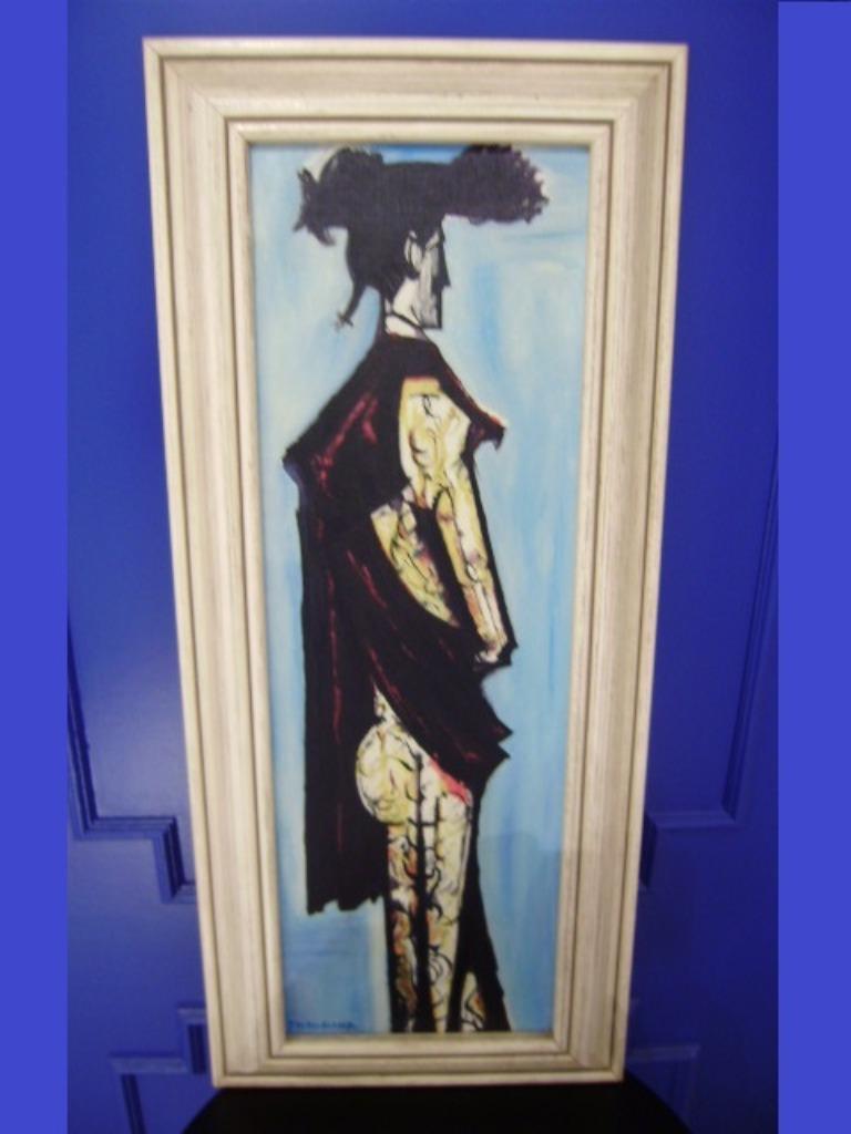 Olieverfschilderij >>TOREADOR<< naar BERNARD BUFFET -1958., Enlèvement