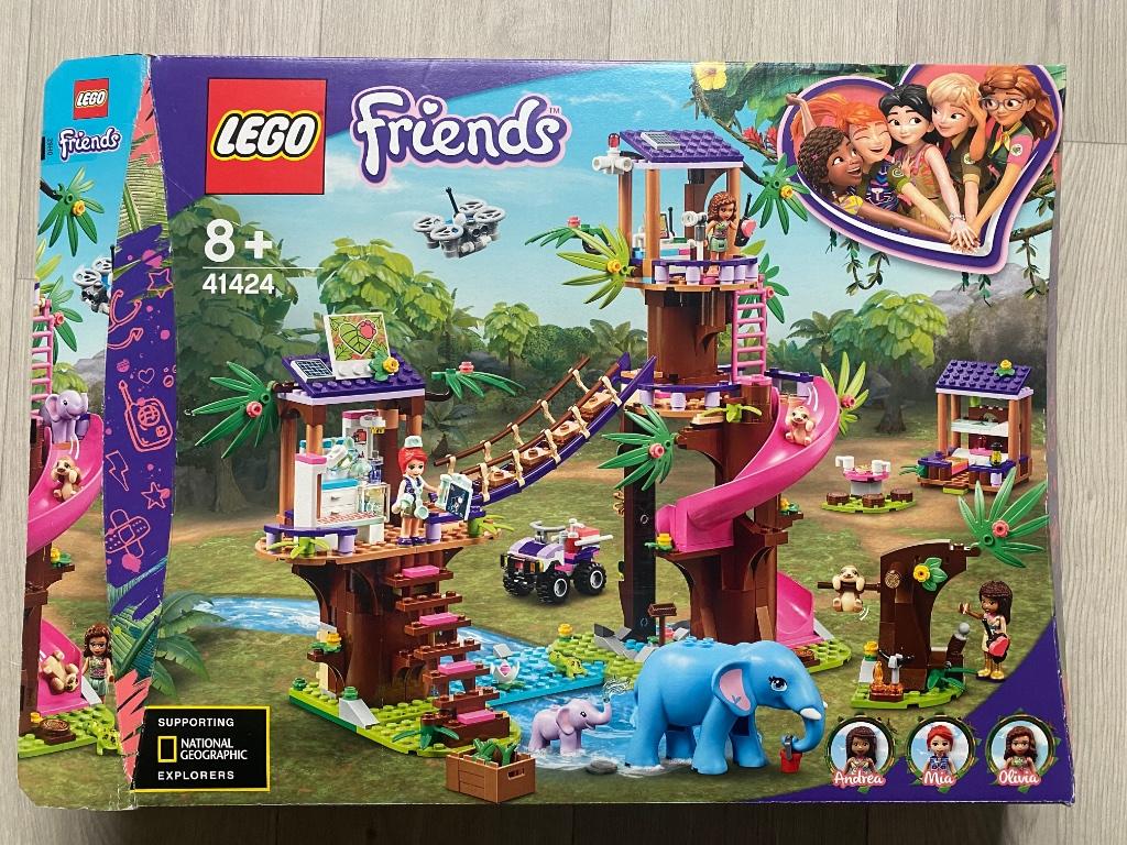 Lego Friends Boomhut reddingsbasis jungle, Enlèvement, Comme neuf, Ensemble complet, Lego