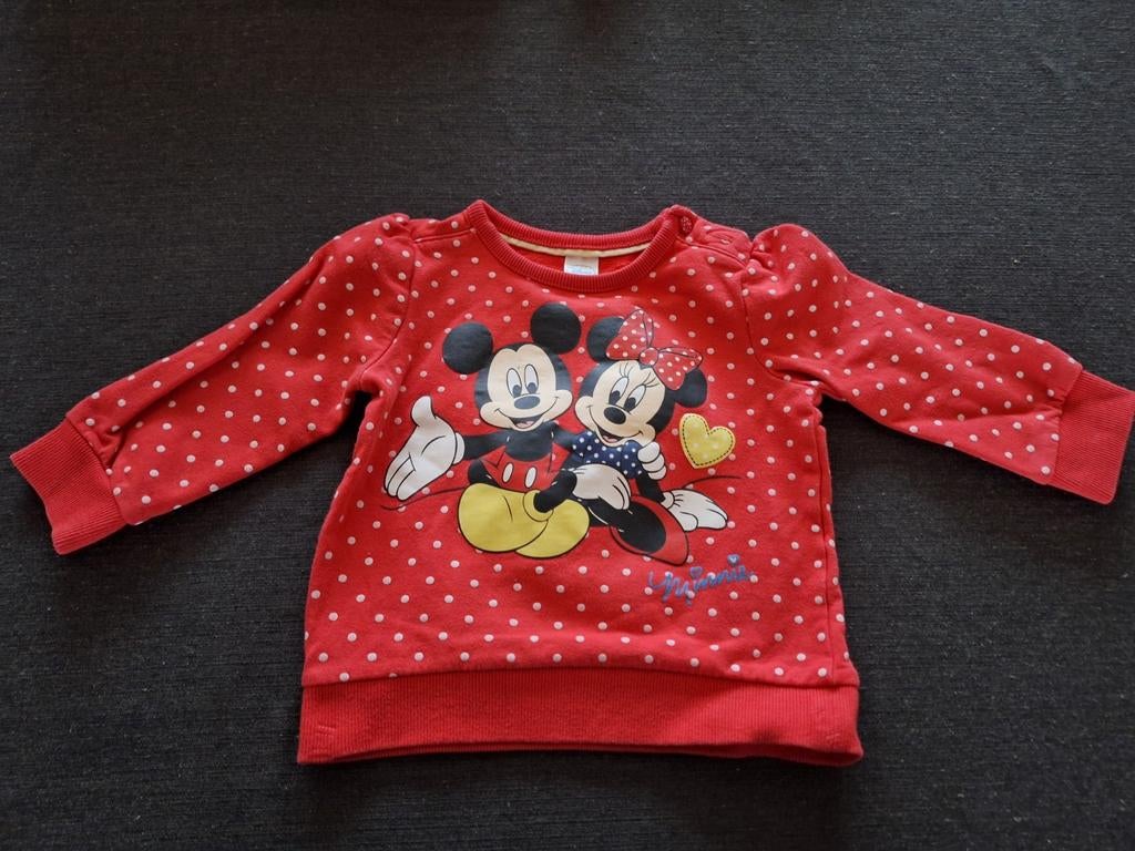 Leuk Disney sweater maat 74, Disney, Ophalen of Verzenden, Zo goed als nieuw, Truitje of Vestje