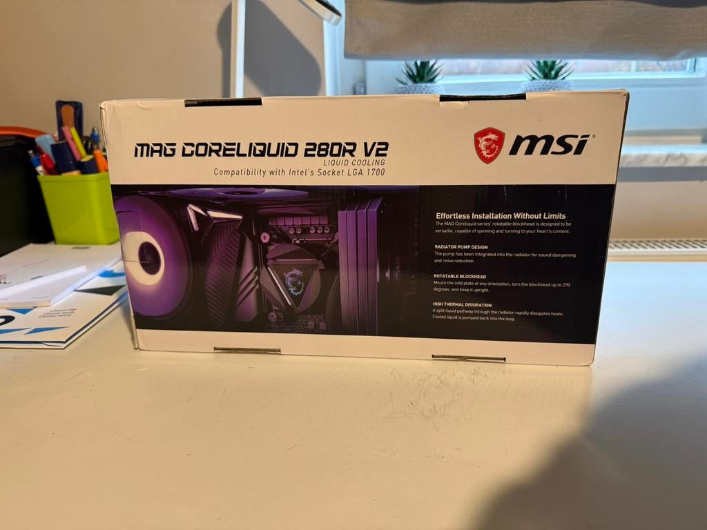 Glacière MSI Mag Coreliquid 280g, Enlèvement, Comme neuf