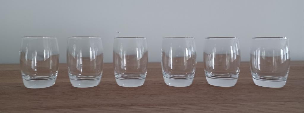 Set van 6 aperoglaasjes., Enlèvement ou Envoi, Comme neuf