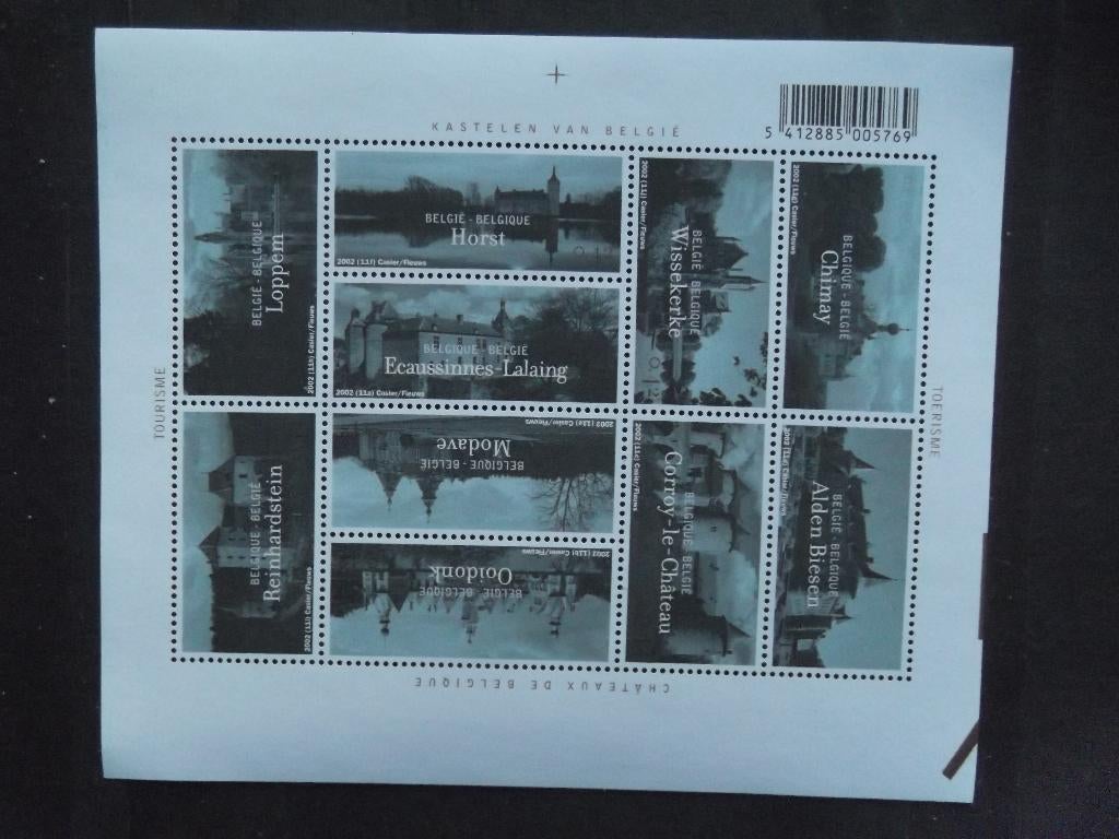 3074-3083 Kastelen - Châteaux 2002 MNH, Enlèvement ou Envoi, Non oblitéré, Timbre-poste