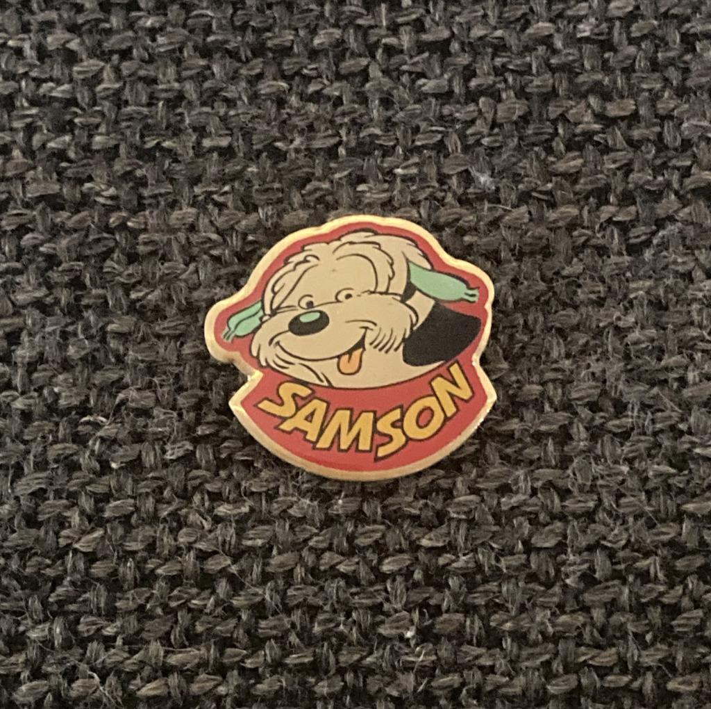 PIN - SAMSON, Verzamelen, Verzenden, Gebruikt, Figuurtje, Speldje of Pin