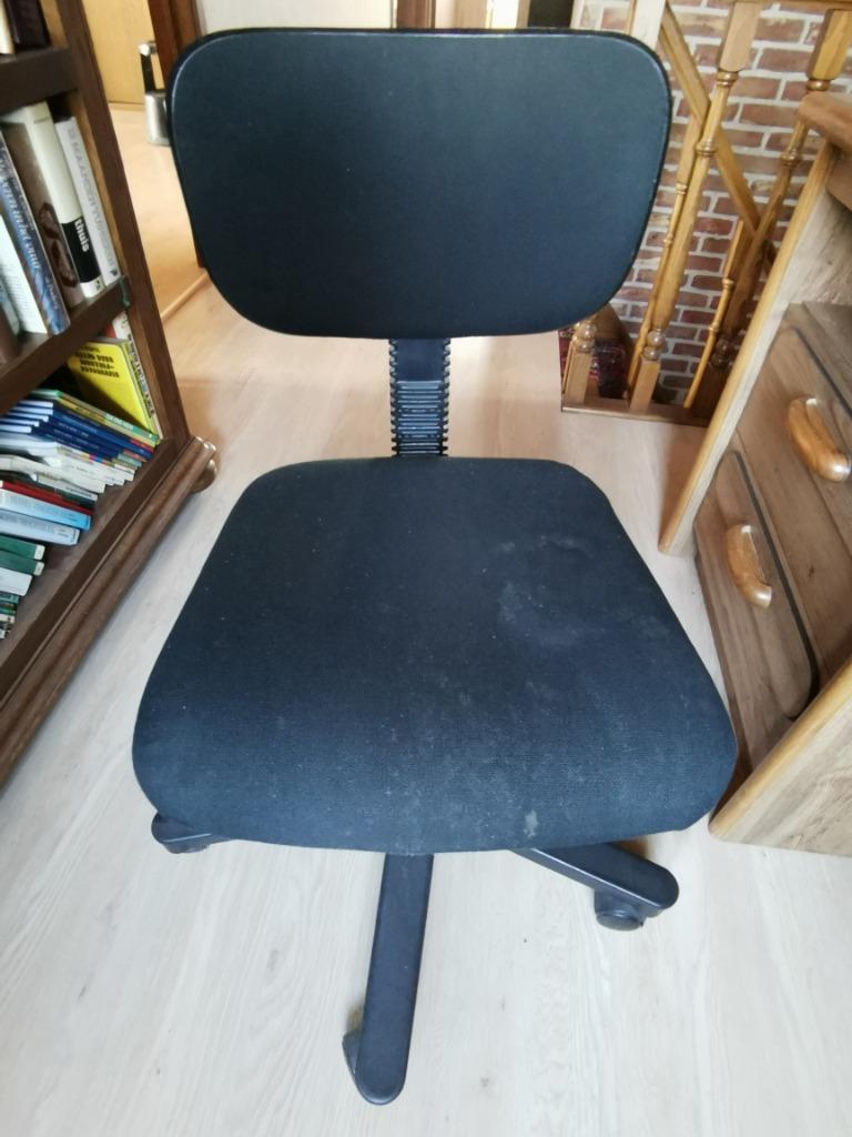 Bureaustoel, Ophalen, Gebruikt, Zwart, Bureaustoel