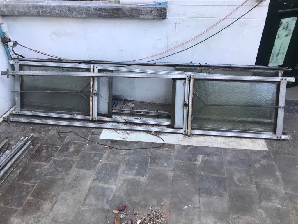 Serreglas, Doe-het-zelf en Bouw, Ophalen of Verzenden, Zo goed als nieuw, Aluminium