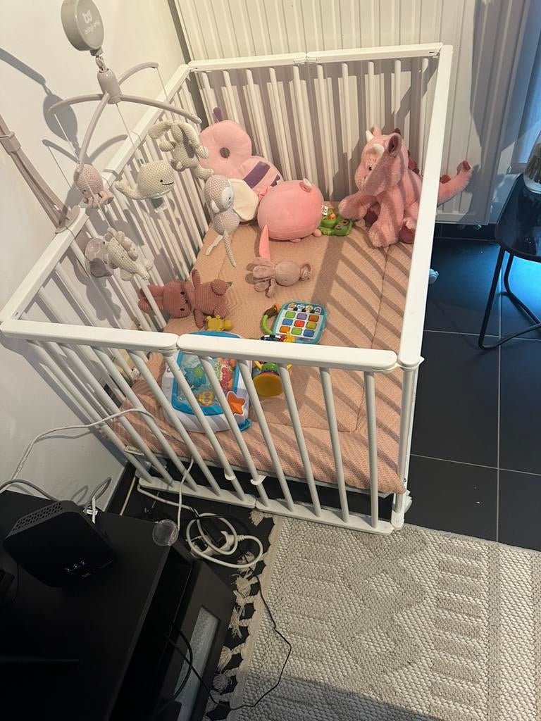 Parc pliable en bois, Enlèvement, Comme neuf