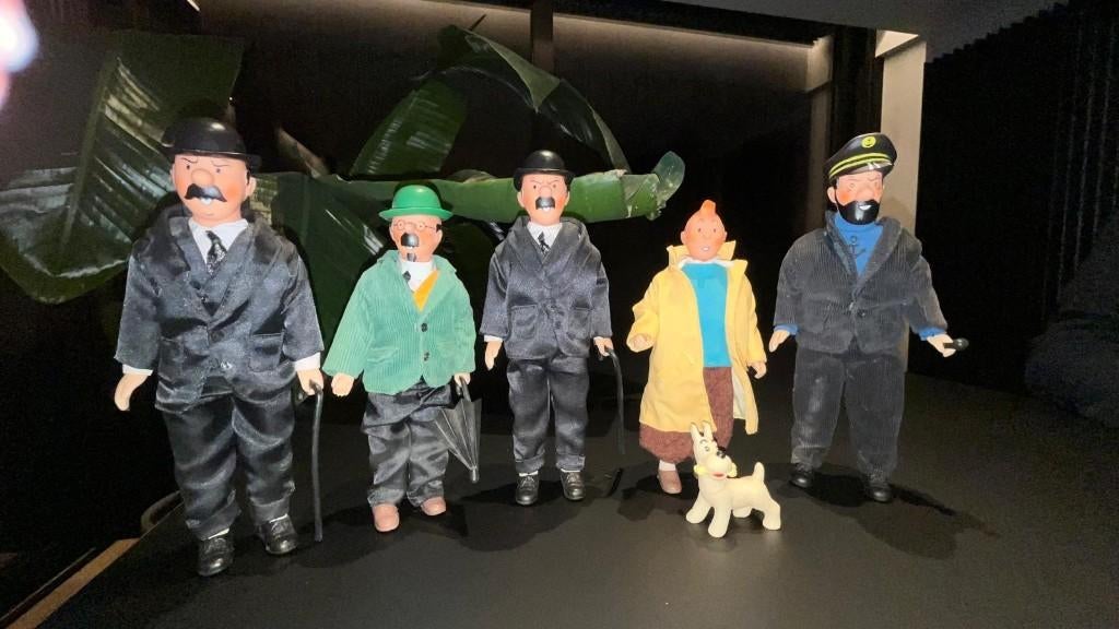 Tintin Kuifje poppetjes, Enlèvement, Tintin, Comme neuf, Statue ou Figurine