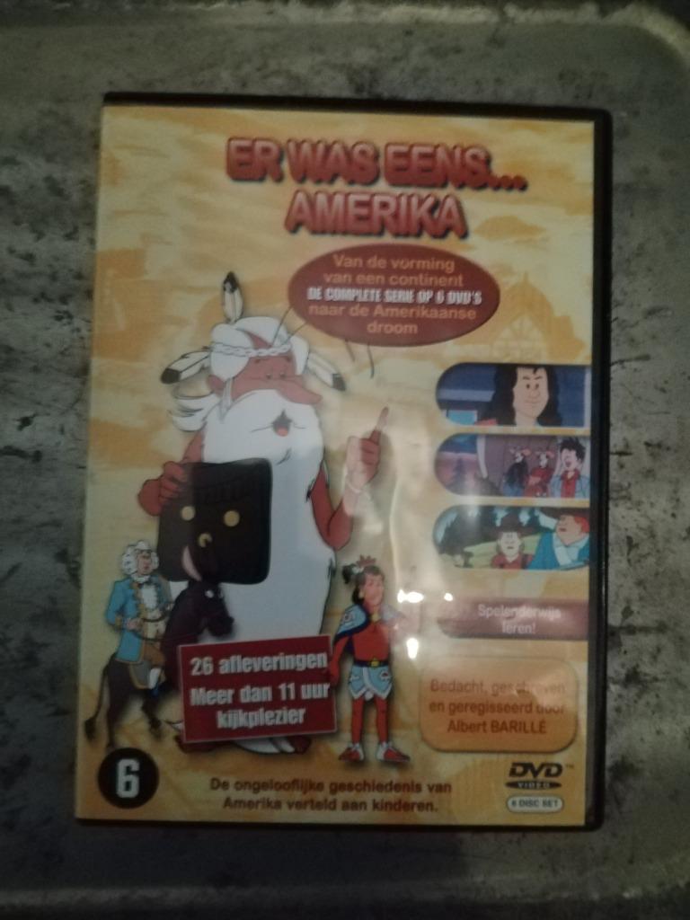 Er was eens... Amerika, Cd's en Dvd's, Dvd's | Kinderen en Jeugd, Vanaf 6 jaar, Verzenden, Zo goed als nieuw, Educatief