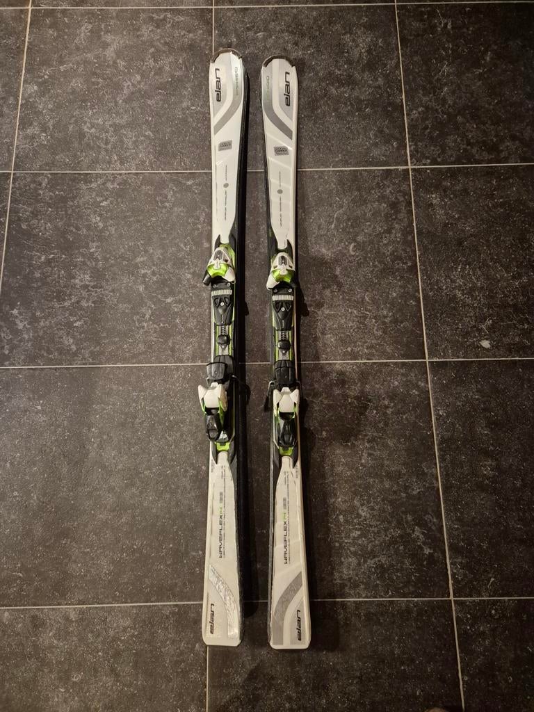 Paar ski's Elan Amphibio Waveflex 14, Sport en Fitness, 160 tot 180 cm, Gebruikt, Ophalen of Verzenden, Carve