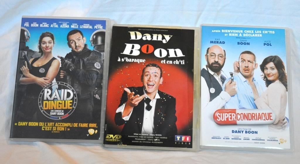 3 dvd film avec dany boon (x20435) CJ, Cd's en Dvd's, Ophalen of Verzenden, Gebruikt, Overige genres