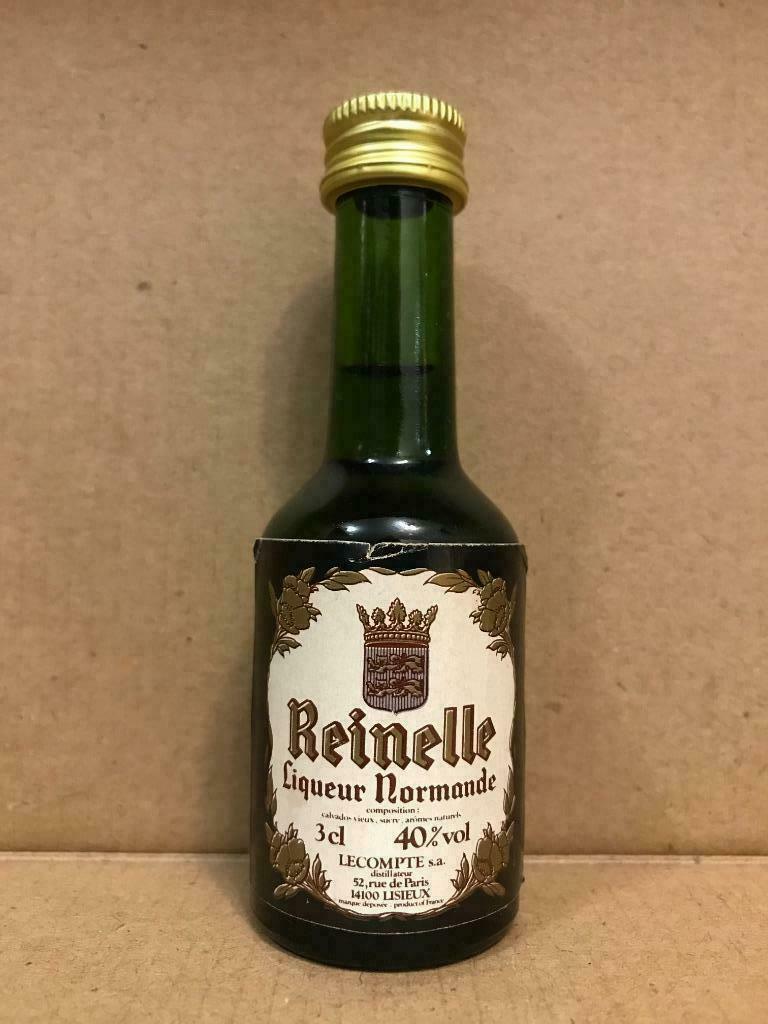 Reinelle - Liqueur normande - Mignonnette d'alcool - France, Enlèvement ou Envoi, Pleine, Utilisé, Autres types