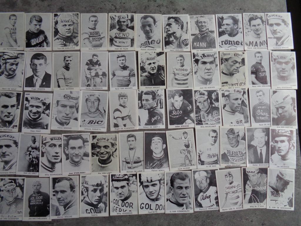 WIELRENNERS PRENTEN PLAATJES KAARTJES JAREN 60 UITGEVERIJ ON, Verzenden