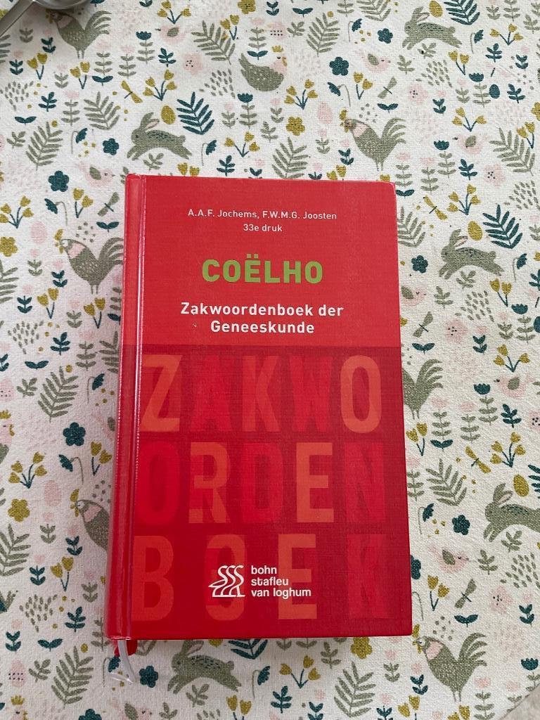 Coëlho zakwoordenboek der geneeskunde, Ophalen of Verzenden, Nieuw, Hoger Onderwijs
