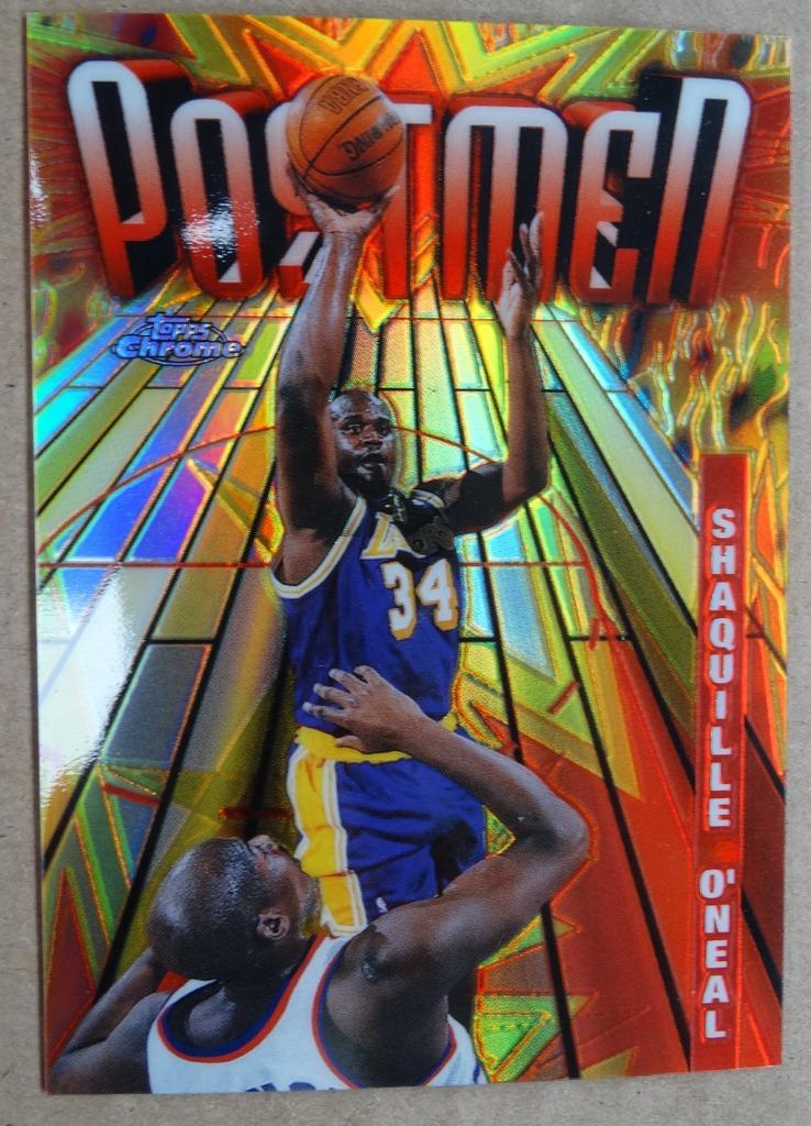 Lunette Shaquille O'Neal SB21 chromée NBA Topps 1999, Envoi, Neuf, Image