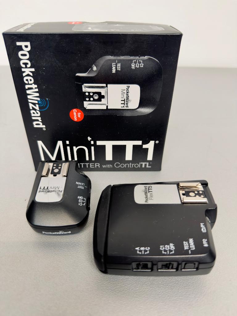 Kit de synchronisation flash PocketWizard MiniTT1 + FlexTT5, Enlèvement, Utilisé, Autres Marques