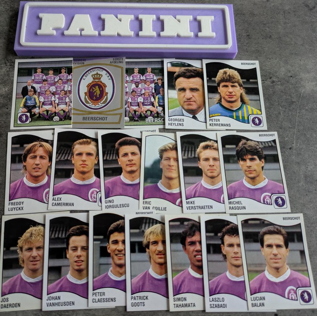 PANINI FOOTBALL 90 BEERSCHOT 18 STICKERS 1990, Verzenden, Nieuw