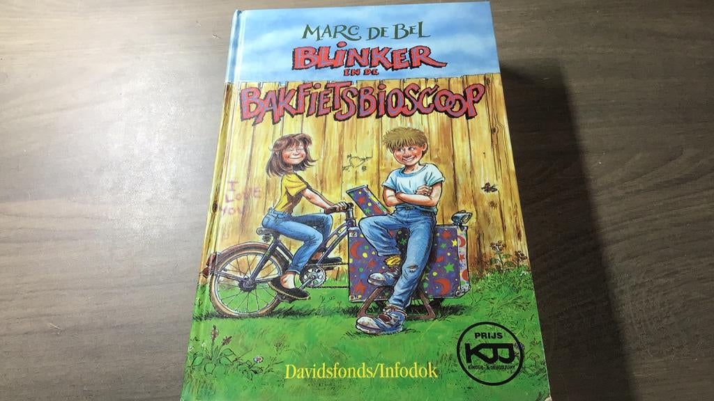 Marc de Bel - Blinker en de bakfietsbioscoop(x5), Boeken, Fictie algemeen, Marc de Bel, Ophalen of Verzenden, Zo goed als nieuw