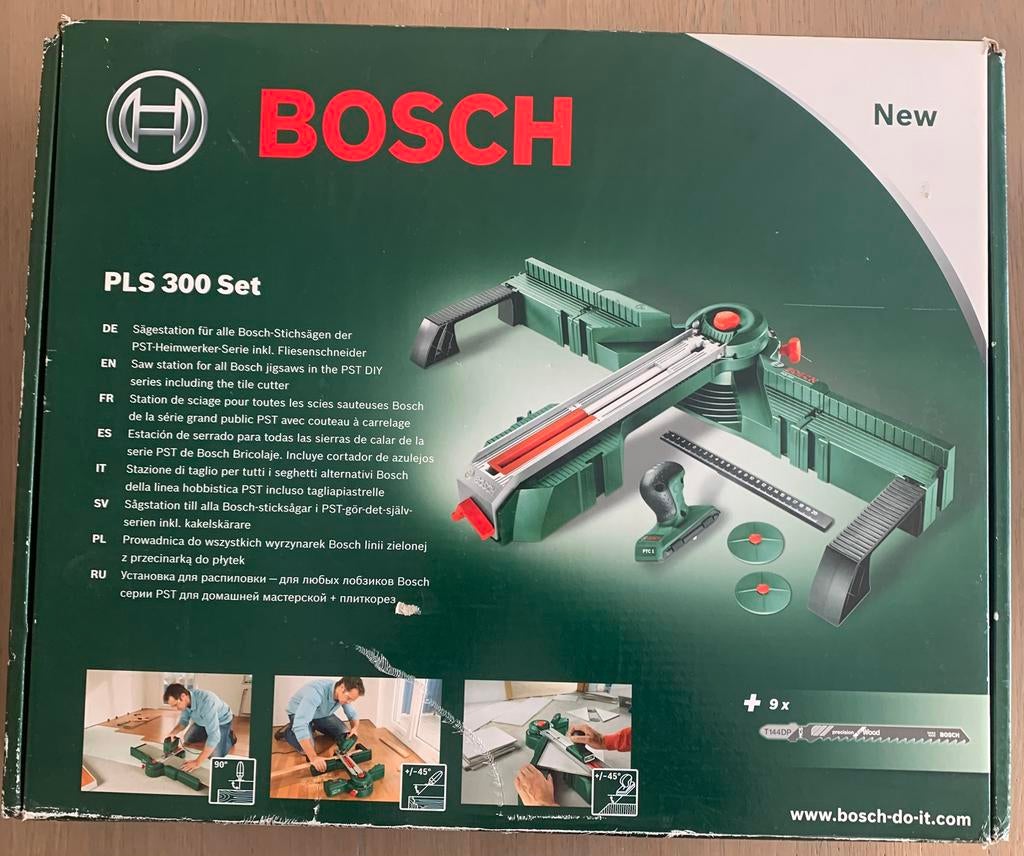 Bosch zaagstation met tegelsnijder, Ophalen, Zo goed als nieuw