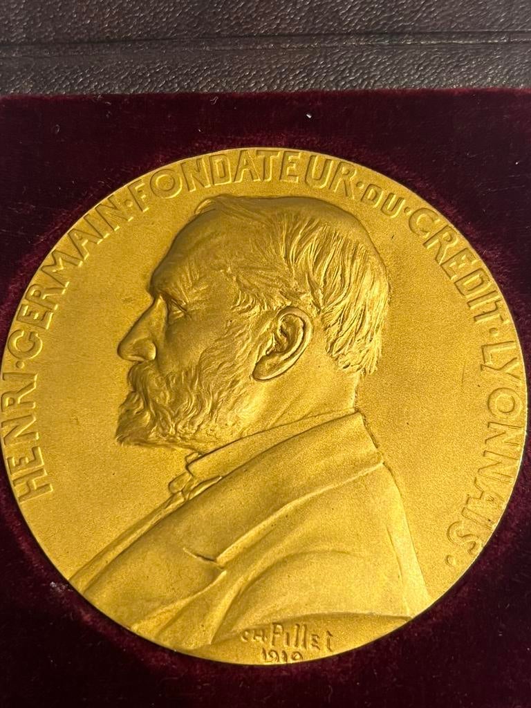Credit Lyonnais-medaille - Henri Germain - oprichter, Verzenden