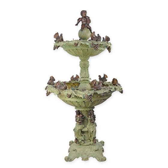 Fontein brons nieuw, Tuin en Terras, Ophalen of Verzenden, Overige materialen, Fontein