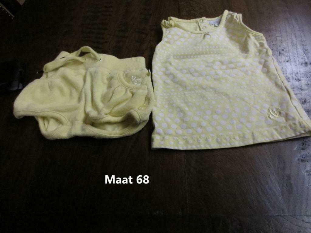 Setje kleed en broekje Cuddles & Smiles JBC 68 meisjes, Cuddles & Smiles JBC, Enlèvement ou Envoi, Ensemble, Comme neuf