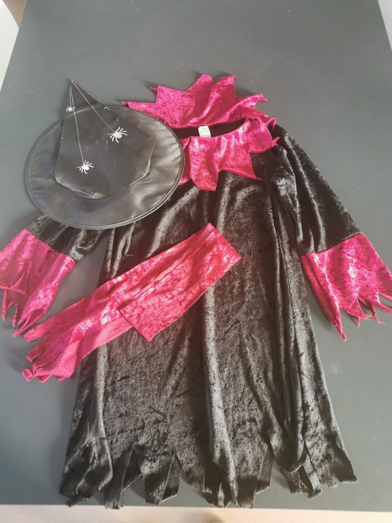 Heksenkleed of cowgirl maat 8 tot 10 jaar, Ophalen of Verzenden, Zo goed als nieuw, Jongen of Meisje