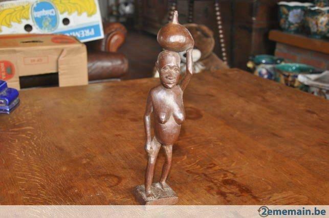 statue bois africaine maternité