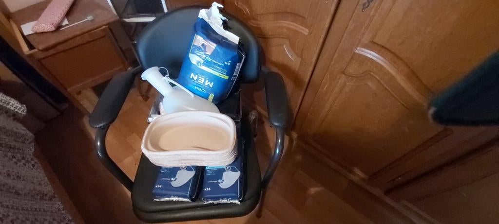 Wc stoel nieuw, Enlèvement