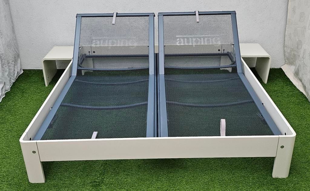 Auping Auronde Bed 180x200cm met Bijzettafeltjes, Ophalen, Zo goed als nieuw