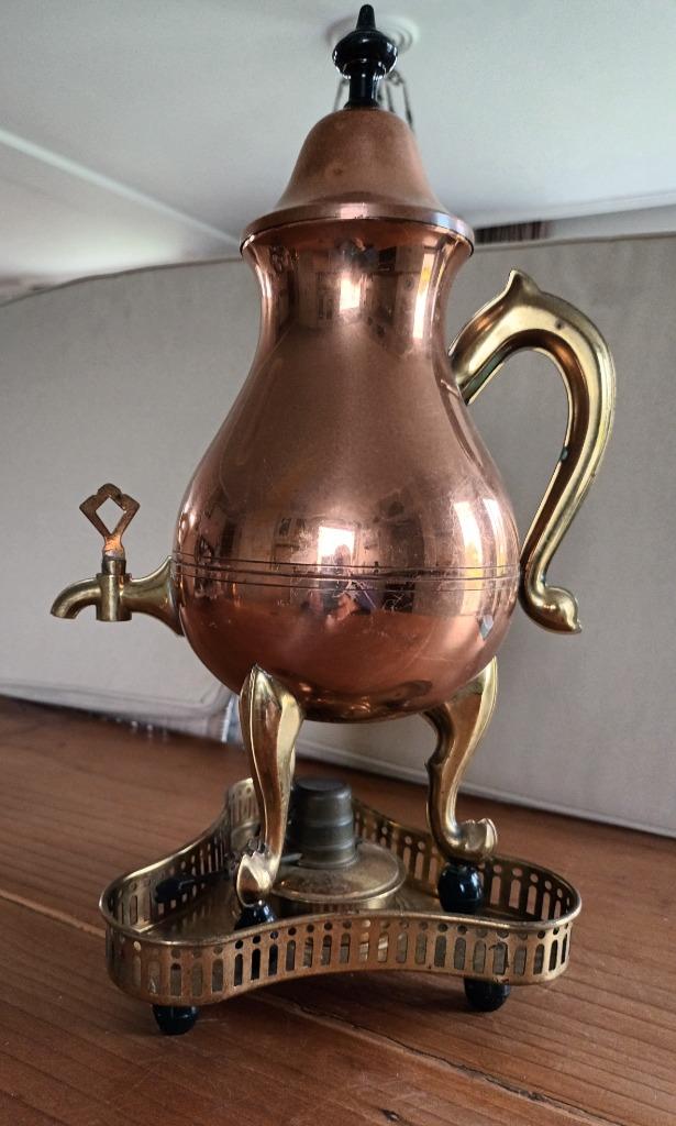 Koperen koffiekan, Antiek en Kunst, Ophalen, Koper