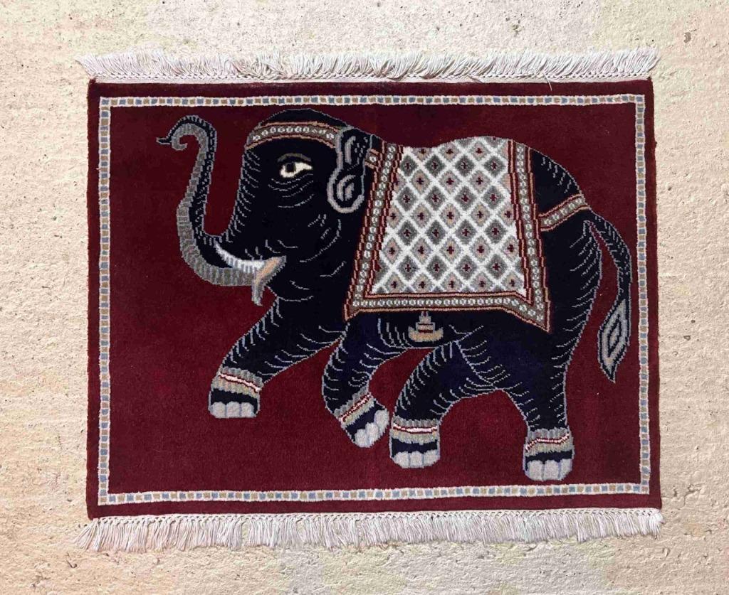 Oriëntaals tapijtje India Olifant 91/70, Ophalen of Verzenden