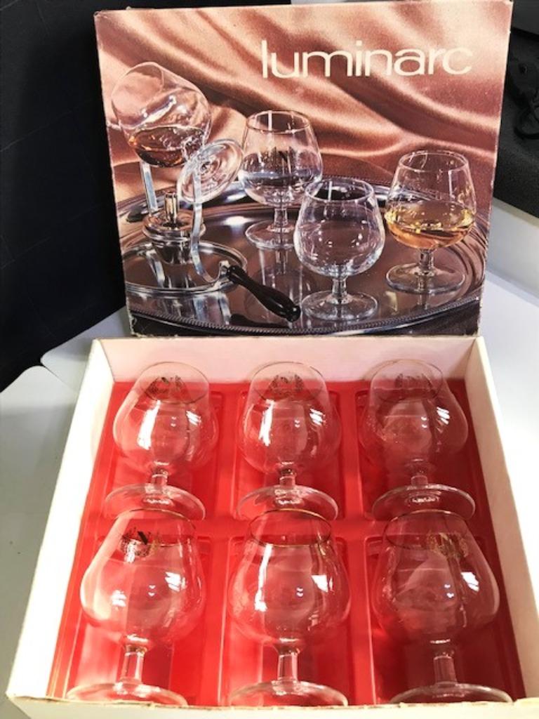 NAPOLÉON VERRES BALLON 6 pièces VINTAGE ✨😎💑💎👌, Enlèvement ou Envoi